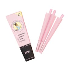 Blazy Susan - 1 1/4 Pink Cones - 6ct