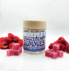 Highly Rooted - Snoozeberry Sour Raspberry - Gummies (20ct) - 5mg THC, CBD, & CBN