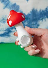 Mushroom Unbreakable Pipe - Red & White
