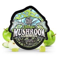Sour Apple Mushroom Gummies