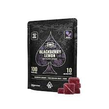 HEAVY HITTERS - BLACKBERRY LEMON INDICA LIVE ROSIN GUMMIES 100MG