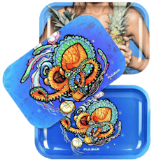 Rolling Tray Psychedelic Octopus/Pineapples