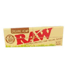 Raw Organic Hemp 1 1/4 Natural Unrefined