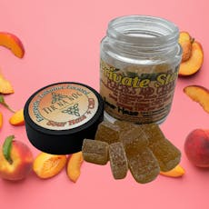 Peaches and Cream Gummies 5mg THC, 10mg CBD