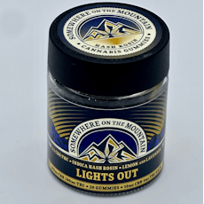 Lights Out, 2:1 CBN:THC Hash Rosin Gummies 20pk