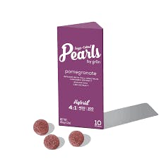 Gron Pearls 10pc Pomegranate 4:1 Hybrid - 100mg