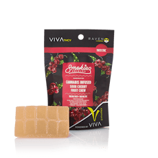 Smokiez 1pc Cherry 1:1 Sour Fruit Chews