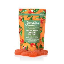 Smokiez 10pc Tangerine 1:1:1 Sweet Fruit Chews