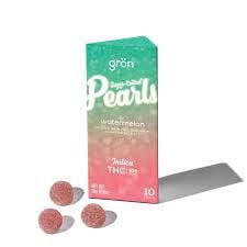 Gron Pearls 10pc Watermelon Indica - 100mg