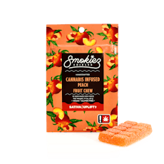 Smokiez 1pc Peach Sweet Fruit Chews