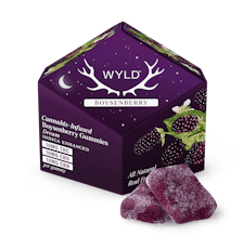 WYLD | Gummy | 10pk | 100mg | Dream Boysenberry 1:1:1 (THC:CBD:CBN)