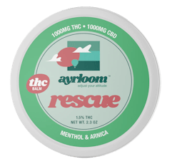 Ayrloom | Topical | 1:1 | Rescue Balm Menthol & Arnica 1000mg