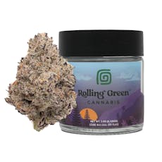 Rolling Green | Flower | Premium Jar | 3.5g | White Chocolate Chip