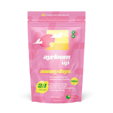 Ayrloom | Gummy | 10pk | 100mg | 2:1 (THC:CBC) | Sunny Days Pink Lemonade