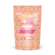 Ayrloom | Gummy | 10pk | 100mg | 1:1:1 (THC:CBD:CBG) | Balance Sour Peach Hibiscus