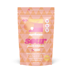Ayrloom | Gummy | 10pk | 100mg | 1:1:1 (THC:CBD:CBG) | Balance Sour Peach Hibiscus