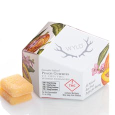 Peach (H) - (2:1 CBD:THC) - 50mg Gummies - WYLD