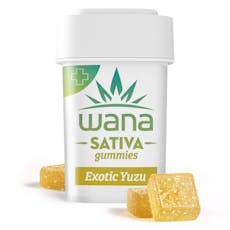 Exotic Yuzu (S) - 1000mg Inspire Sour Gummies - Wana