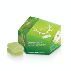 Wyld 10mg Sour Apple Sativa Gummies