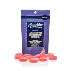 Smokiez 10mg 1:1 Jamberry Fruit Chews