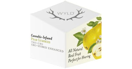 Wyld 10mg 1:1 Pear Hybrid Gummies