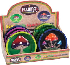 Fujima Mushroom Round Polyresin Ashtray