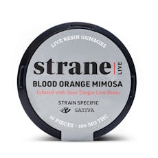 Strane 10mg Blood Orange Mimosa Live Resin Gummies