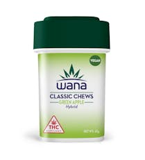 MED ONLY - Wana 40mg Green Apple Hybrid Chews