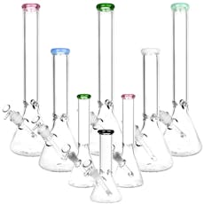 Classic Glass Beaker Tall Water Bong | 14" |