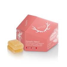 Wyld 10mg 1:1:1 Grapefruit Sativa Gummies