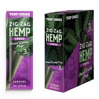 Zig Zag Terpene Infused Pre-Rolled Cones - GRAND DADDY PURP | 2pk