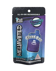 Hellavated 1g Blueberry Dream Cloud Bar Disposable