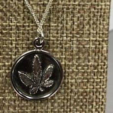 Cannabis Leaf Solid Necklace