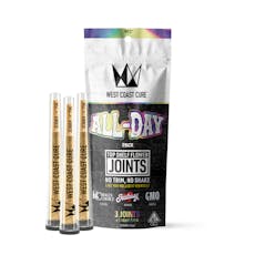 West Coast Cure | All-Day Pack (I/H/S) | 1g x 3 Joints