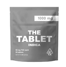 The Tablet | 1000mg Indica (I) | 50mg x 20 Tablets