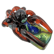 4" Gold Fumed Tarantula Steam Roller