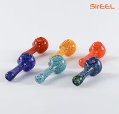 SirEEL | Melting Color Fritted Spoon Pipe (Assorted Colors)