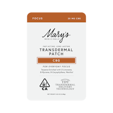 Mary's Medicinals Transdermal CBG Patch