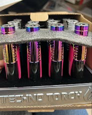 Techno Metallic Pink/Blue lighters Cookies