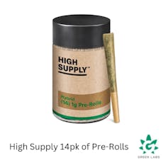 (REC) High Supply 1g Pre-Roll (14pk) - Gastropop