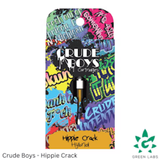 (REC) Crude Boys 1g Cartridge - Hippie Crack (Hybrid)