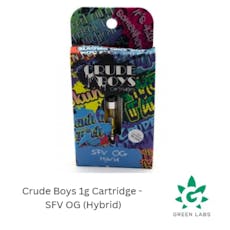 (REC) Crude Boys 1g Cartridge - SFV OG (Hybrid)