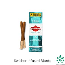 (REC) Swisher Infused Blunts 2pk - Tropical Bash - Sativa