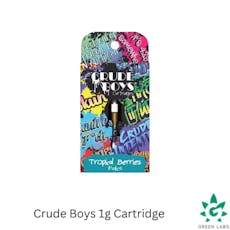(REC) Crude Boys 1g Cartridge - Tropical Berries (Indica)