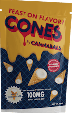 Cannabals | White Chocolate Cones | 100mg