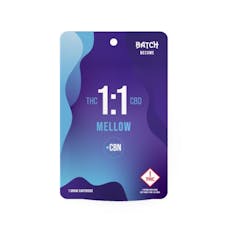 Mellow 1:1 CBN - Batch Become - Distillate Cart - 1000MG