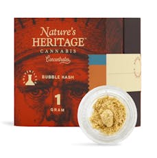 Bubble Hash | Double Krush | 1g | Nature's Heritage