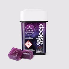 Gummies | Fast Asleep Dream Berry | 1:5:1:1 THC:CBD:CBN:CBG | 40mg | 20pk | Wana
