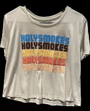 Holy Smokes Tan Crop Top