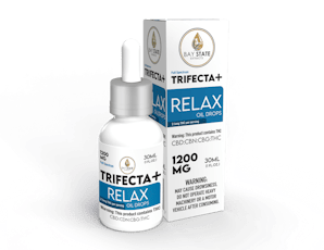 Trifecta+ Relax Drops | 1200mg | 7:4:4:1